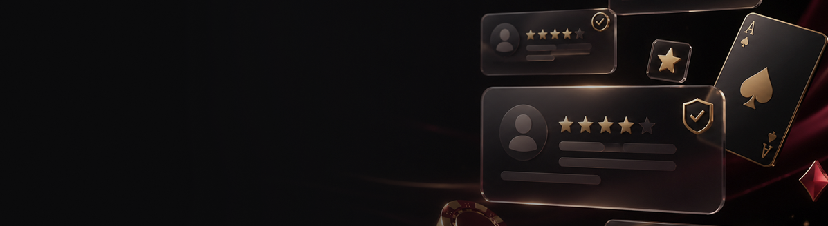&nbsp;
Teile deine Casino-Erfahrung
Erstelle ein kostenloses Profil, um eine Bewertung zu schreiben, ein Casino zu bewerten und anderen Nutzern beim Vergleich zu helfen.